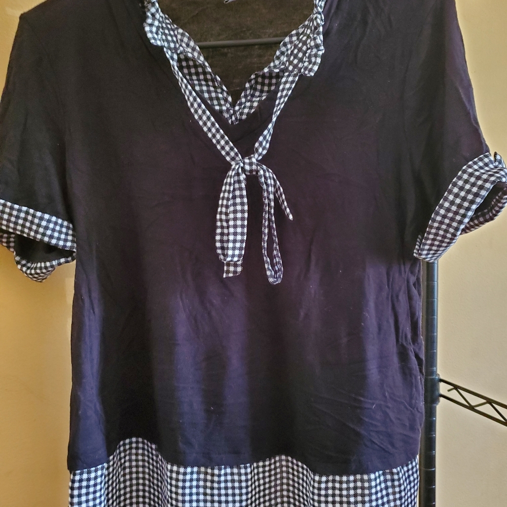 ELLE Women's Short Sleeves Top, Size:M - Picture 6 of 6